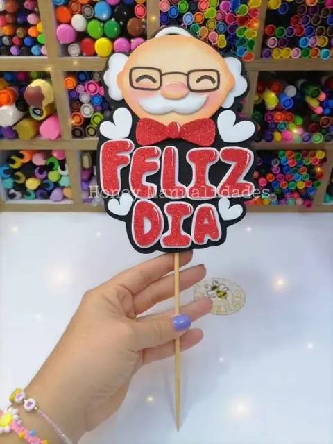 Feliz Día del Abuelo — manualidades en foami