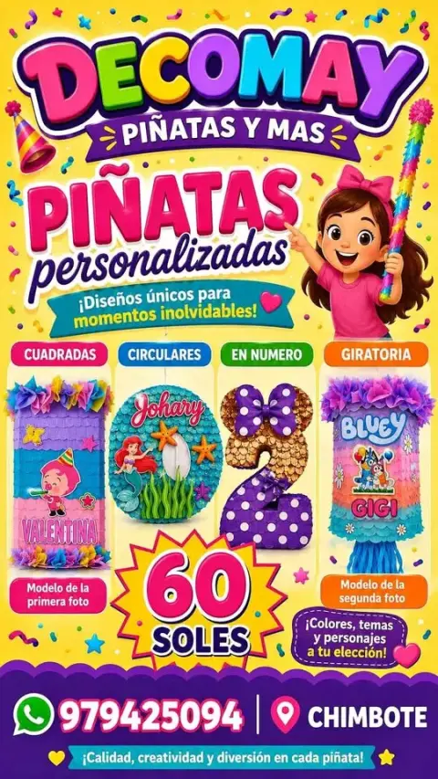 Piñatas personalizadas