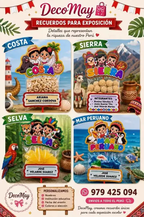 Recuerditos para exposición
