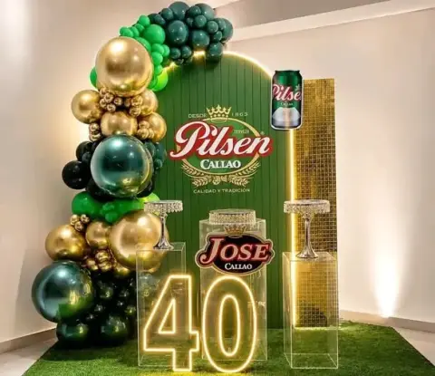 Decoración temática cervecera para adultos