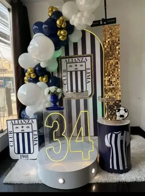 Decoración temática deportiva