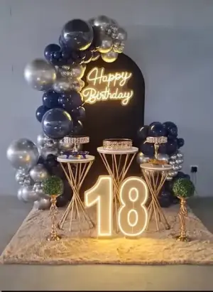 Decoración de 18 años