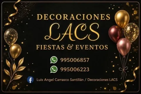 Decoración de fiestas y eventos a tu medida