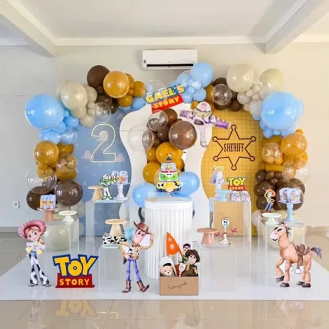 Decoración temática Toy Story para cumpleaños