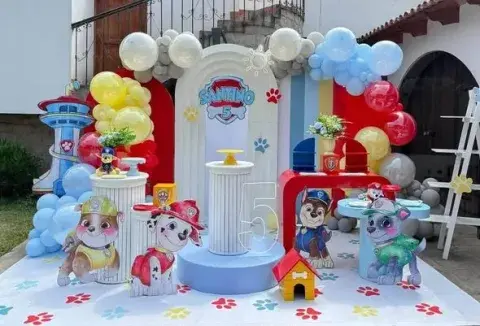 Decoración temática de Paw Patrol