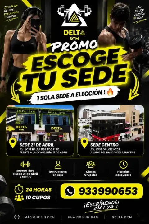 Promo escoge tu sede (1 sede a elección)