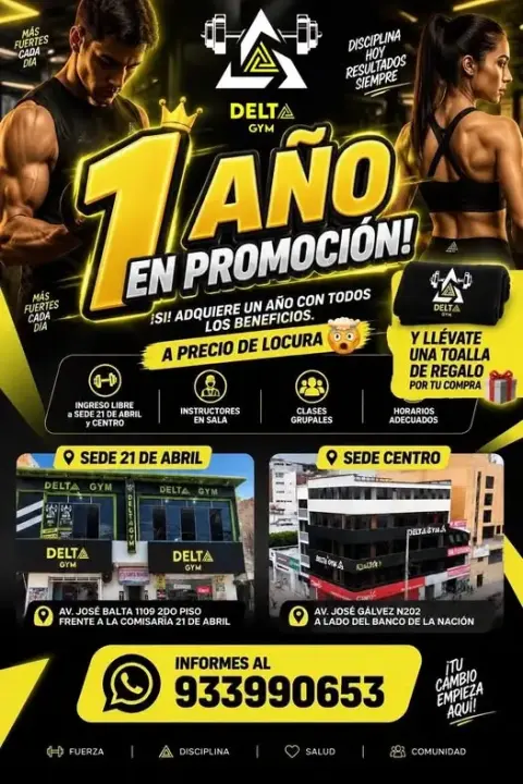 Un año en promoción con toalla de regalo