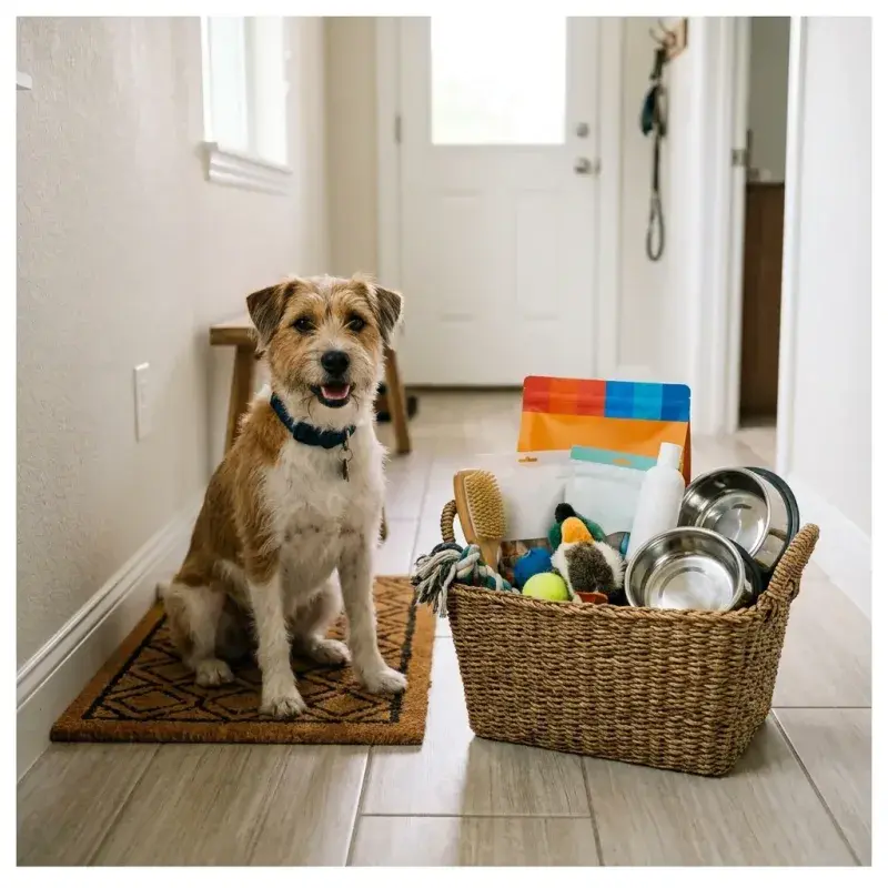 Canasta de Productos para Mascotas - 15 Artículos