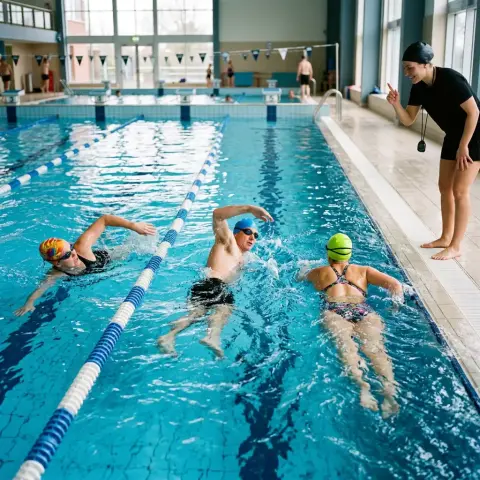 Paquete de 8 clases de natación para adultos