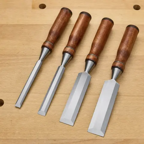 Juego de formones para madera (4 piezas)