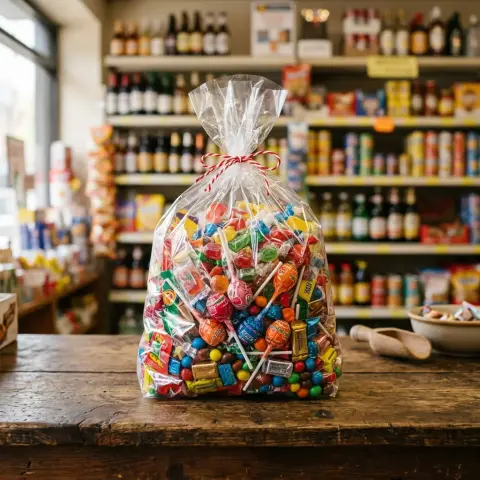 Bolsa surtida de golosinas para fiesta