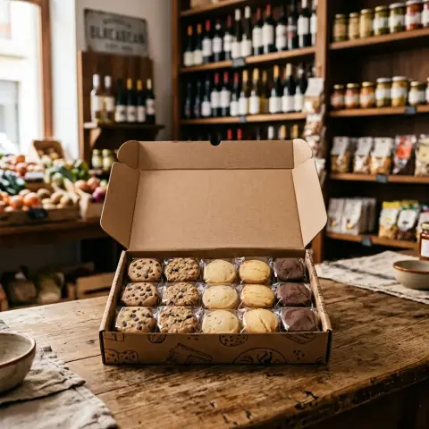 Caja de galletas surtidas (20 paquetes)