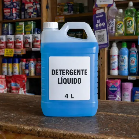 Bidón de detergente líquido para ropa (4 litros)