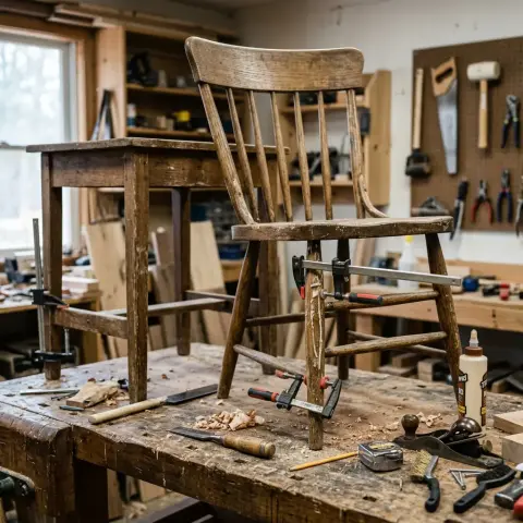 Reparación de puertas, marcos y muebles flojos