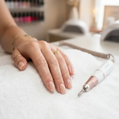 Manicure rusa con limpieza profunda de cutícula