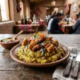 Majado de verde con chicharron crocante