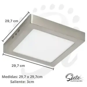 Instalación de panel o plafón LED