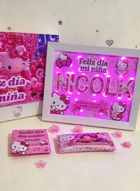 Cuadros planos con luces personalizados