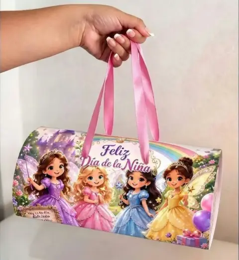 Bolsa de regalo «Feliz Día de la Niña»