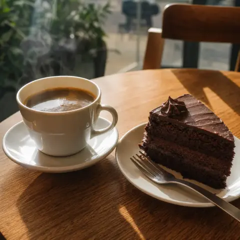 Combo de café con postre casero