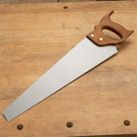 Serrucho de carpintero 20 pulgadas con hoja de acero templado