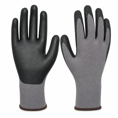 Guantes de trabajo con recubrimiento de nitrilo par