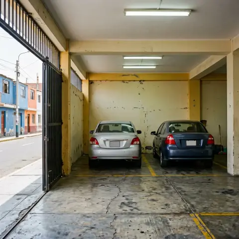 Estacionamiento para huéspedes que llegan en auto