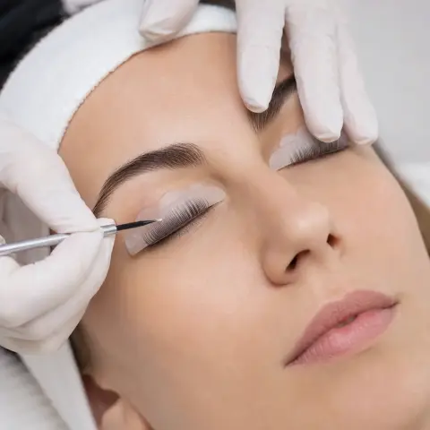 Lifting de pestañas con curvado y tinte