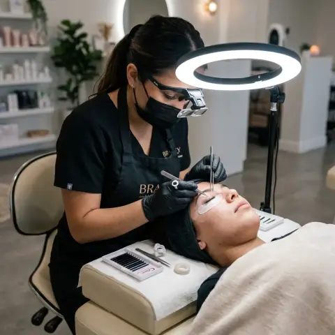 Retoque de extensiones a las tres semanas