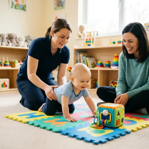 Estimulación para bebés que todavía no gatean
