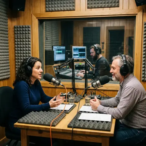 Programa de entrevistas en vivo por radio