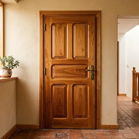 Puerta de madera hecha a medida