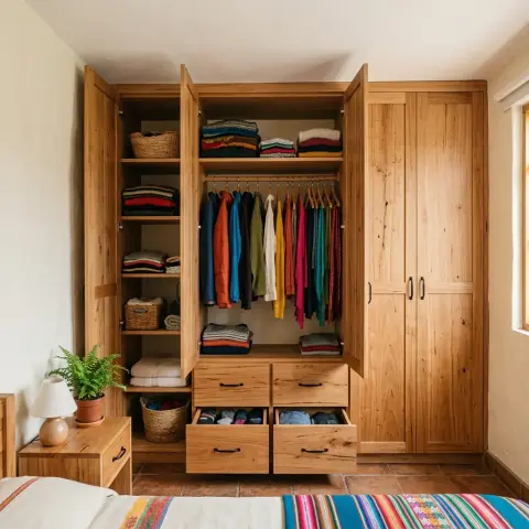 Closet de madera hecho a medida