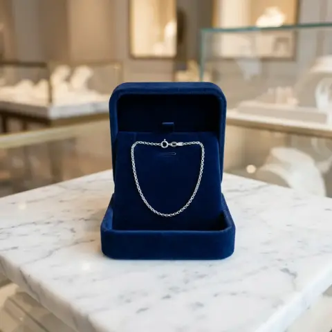 Pulsera fina de plata para regalo