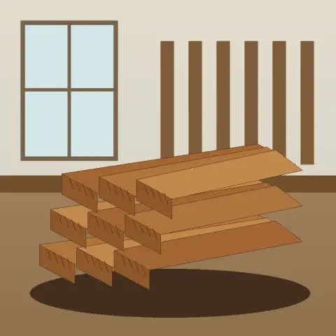 Viga de madera para construcción