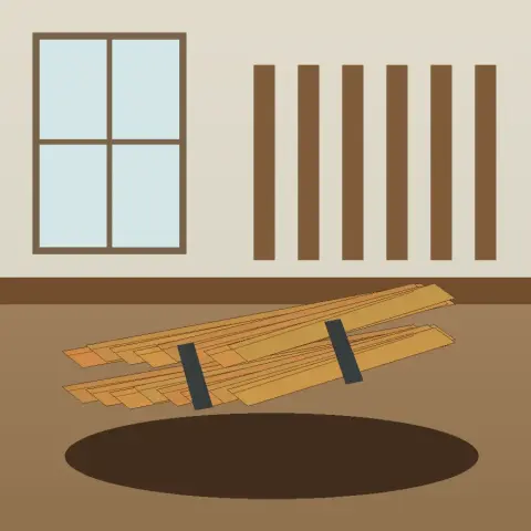 Listones de madera para carpintería