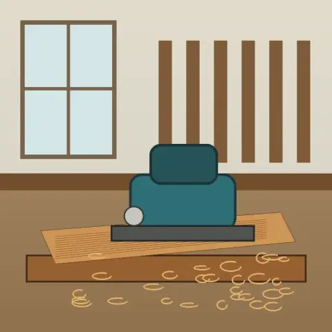 Cepillado de tablas y listones de madera