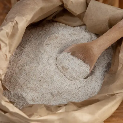 Harina integral para preparar alimentos
