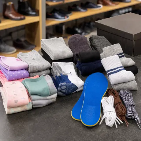 Medias y accesorios para el calzado