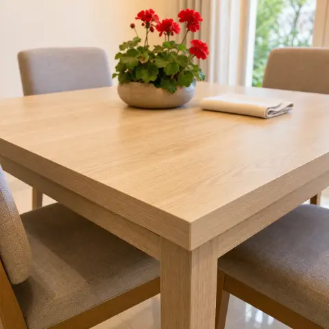 Mesa comedor de melamina familiar