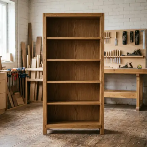 Estante de madera para sala