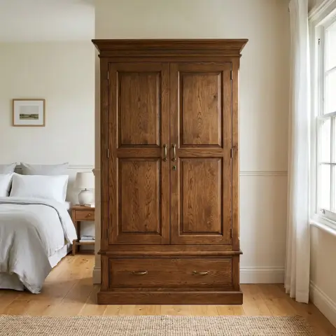 Ropero de madera para dormitorio