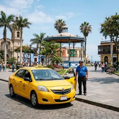 Servicio de taxi en el centro