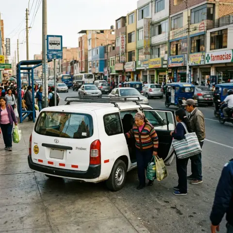 Traslado en colectivo a Nuevo Chimbote