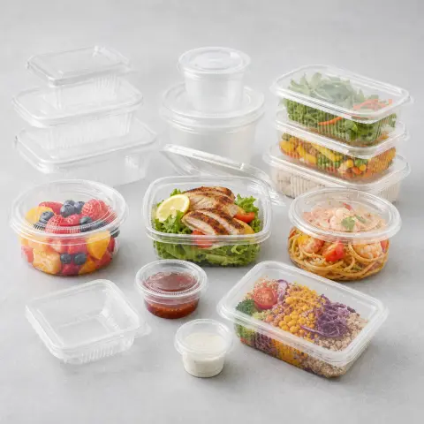 Envases descartables para comida caliente