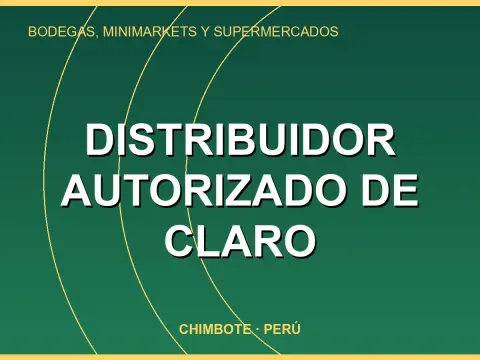 Distribuidor autorizado de Claro