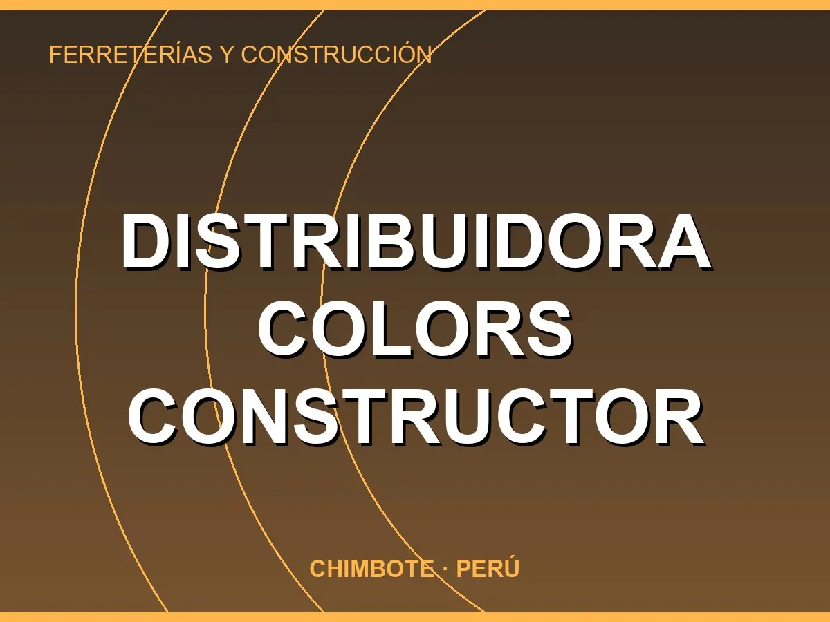 Abrir tarjeta de Distribuidora Colors Constructor