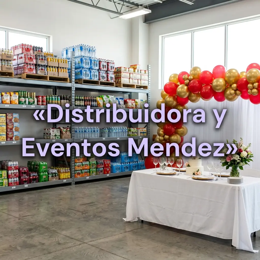 Abrir tarjeta de Distribuidora y Eventos Mendez