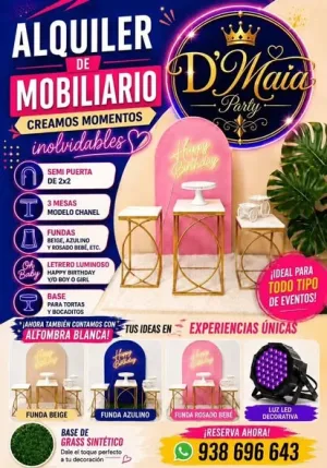Luz LED decorativa para ambientar tu evento