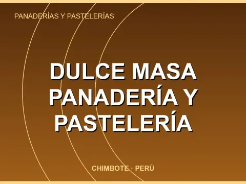 Dulce Masa Panadería Y Pastelería